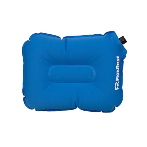 FlexRest Elevate Inflatable Travel Pillow - Lightweight & Ergonomic