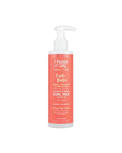 Hawaiian Silky Mango & Murumuru Leave-In Curl Milk - Hydrating Moisture for Curly Hair