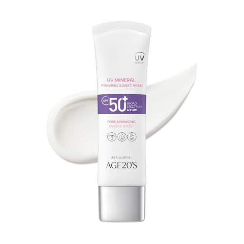 AGE20'S Mineral Sunscreen SPF 50+ Priming Moisturizer 1.69 fl oz