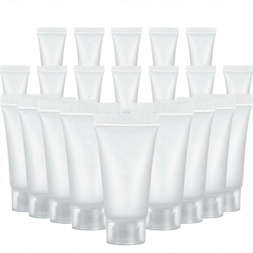 20 Pcs 5ml Refillable Travel Sample Bottles - Leakproof Plastic Containers