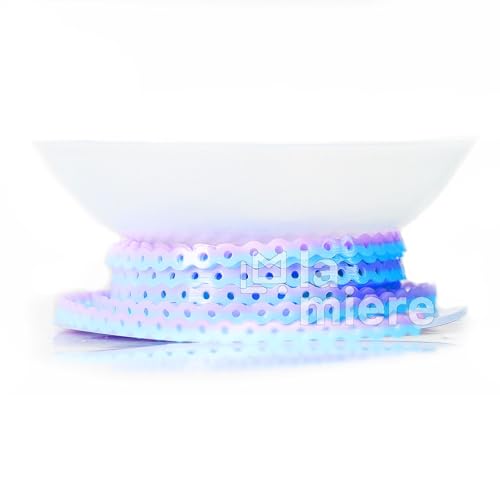 LA MIERE Orthodontic Rubber Power Chains 15'' Spool, Short 0.136'' Blue & Purple