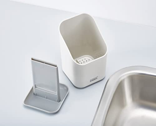 Joseph Joseph Kitchen Sink Cutlery Drainer with Knife Slot - Grey