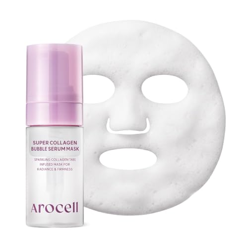 AROCELL Super Collagen Bubble Serum Mask - Firming & Hydrating K-Beauty