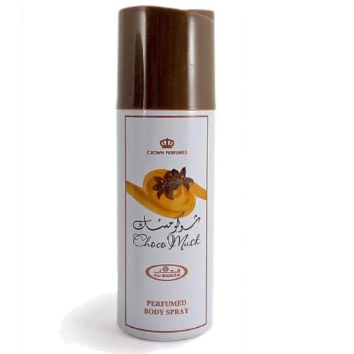 Al-Rehab Choco Musk Body Spray for Women - Long Lasting Vanilla & Chocolate