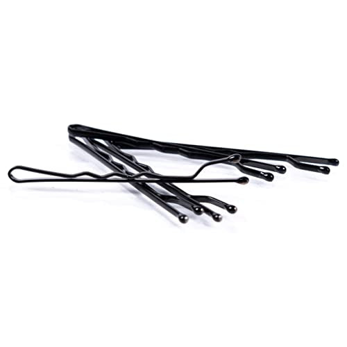 Amazon Basics Black Bobby Pins - 72 Count Travel Case