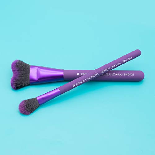 MODA Perfect Pairs Insta-Glow 2-Piece Vegan Makeup Brush Kit