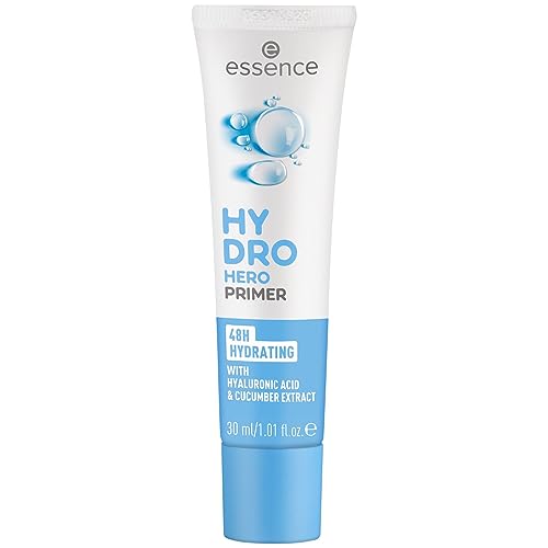 Hydrating Face Primer with Hyaluronic Acid & Cucumber - Clear, Pore-Minimizing, Makeup Base