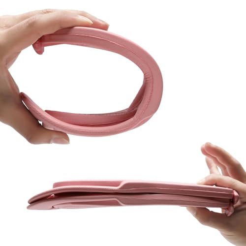 Unisex Folding Shower Shoes Travel Slippers Pink, Size 8.5-9.5 Women / 7.5-9.5 Men - Kiemorgy