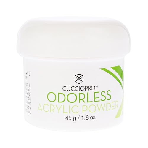 Cuccio Pro Odorless Acrylic Powder - Clear 1.6 Ounce for Nails
