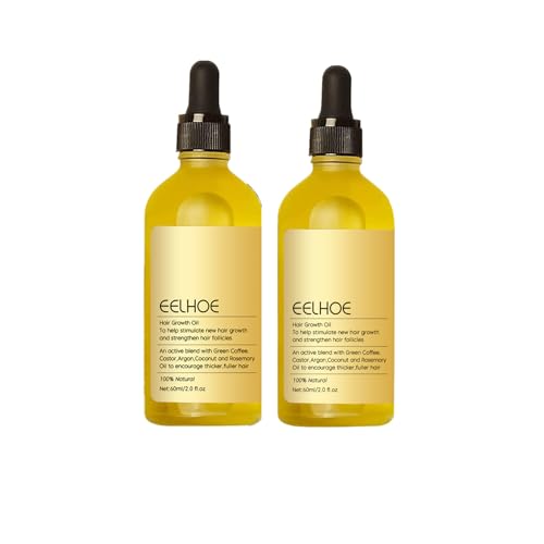 Deuiosna Colorless Natural Hair Growth Oil 2PC with Rosemary Scent for Damaged & Thin Hair