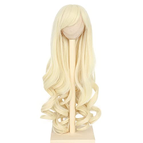 8-9 Inch Curly Handmade BJD Doll Wig for 1/3 MSD DOD Pullip