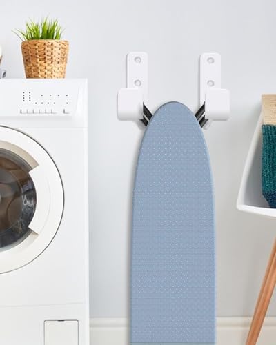 MUSVOH Wall Mount Ironing Board Holder - Heavy Duty 304 Stainless Steel