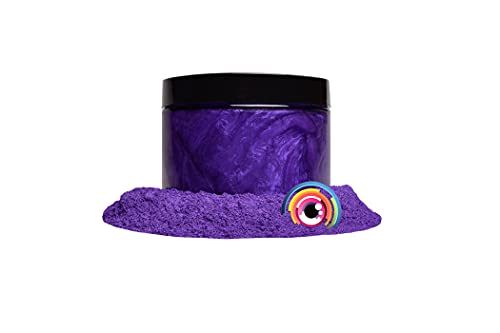 Rainbow Violet Mica Powder - 50G Premium Purple Pigment for Epoxy, Resin, and Crafts