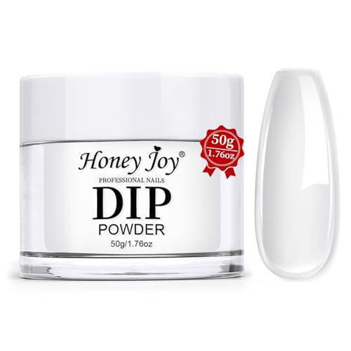 Honey Joy Clear Dip Powder 50g - Long-Lasting Nail Art, No Lamp Needed