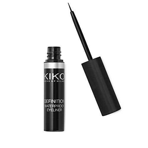 Kiko Milano Waterproof Eyeliner – Precise, Long-Lasting Black Liquid Eyeliner, 2.5ml