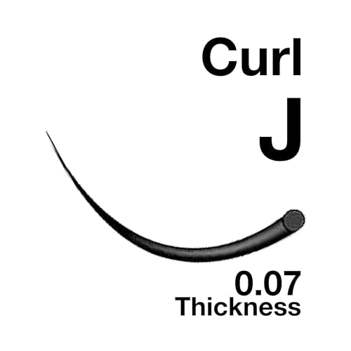J Curl Eyelash Extensions - 0.07mm Thickness, 8-14mm Mixed Sizes