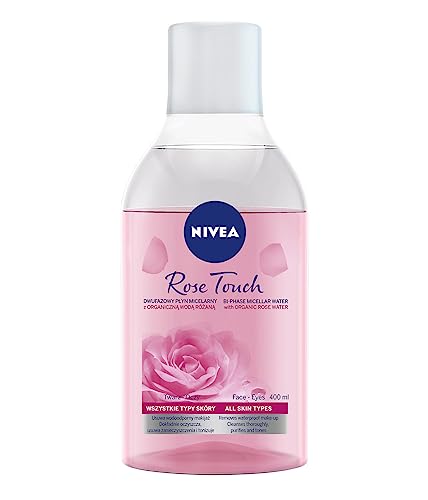 NIVEA MicellAIR Rose Touch Micellar Cleansing Water 400ml - Dual-Phase Makeup Remover