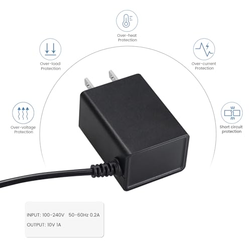 Hitachi Magic Wand HV-270 Charger Cord - Black 10V Power Adapter