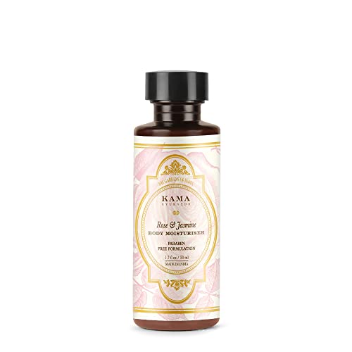 Kama Ayurveda Rose & Jasmine Body Moisturizer 50ml Natural Hydrating Lotion