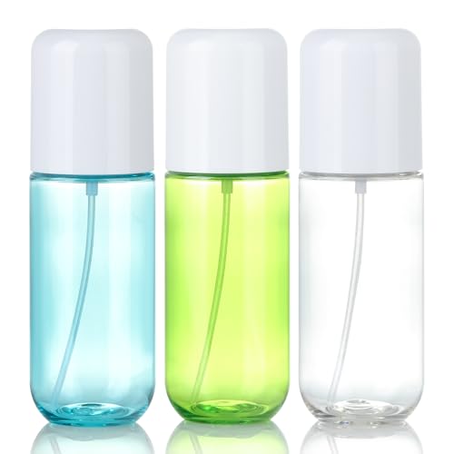 Bynccea 3.4oz Fine Mist Spray Bottle - Travel Size Refillable Plastic Container