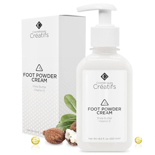 Cosmétiques Créatifs Foot Powder Cream for Cracked Heels, 8.5 Fl Oz