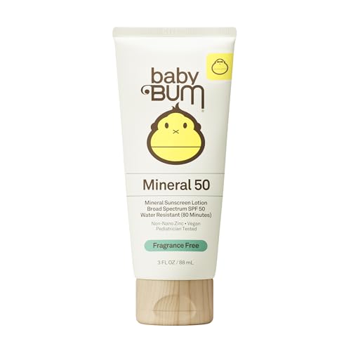 Baby Bum SPF 50 Mineral Sunscreen Lotion - Travel Size 3 oz