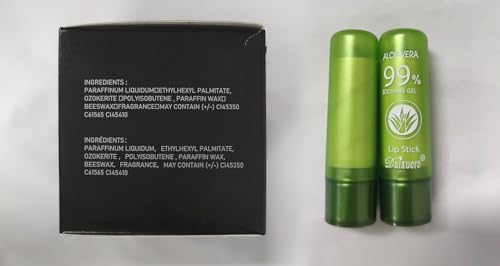 Aloe Vera Lipstick Set - Long-Lasting Moisturizing Color Change Balm
