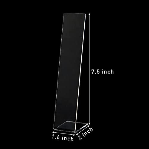 Suwimut 15-Piece Acrylic Hair Clip Display Stand - L-Shaped Organizer