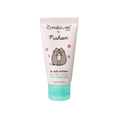 The Crème Shop Hand Crème - Strawberry Milkshake, Nourishing Moisturizer with Shea Butter & Vitamin E