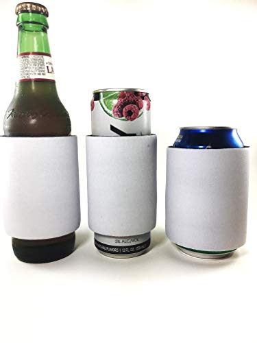 Customizable Neoprene Slap Can Cooler - 1/4 Inch Thick, 9" x 3.5"