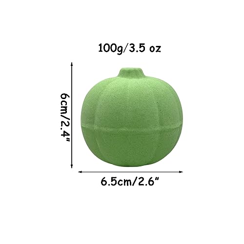 JoFAN Halloween Pumpkin Bath Bombs 6 Pack with Squishy Toys