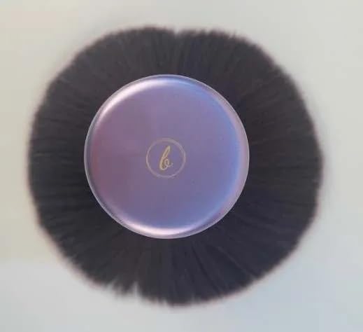 BevyGold Violet Large Kabuki Powder Brush - Ultra-Soft Face & Body Makeup Tool