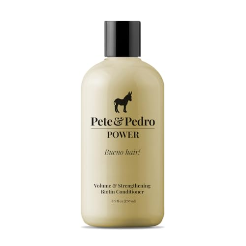 Pete & Pedro Power Volumizing Biotin Conditioner - Strengthening Hair Care, 8.5 oz