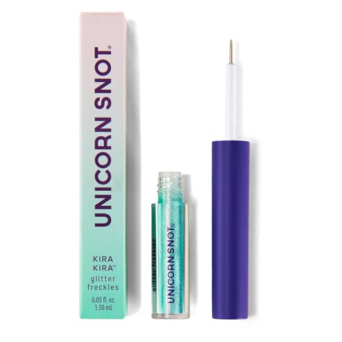 KiraKira Glitter Freckle Pen - Duochrome Shook (Teal to Silver) Eyeliner & Face Paint