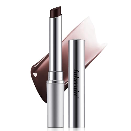 LYBHDAFA Black Sheer Tinted Lip Balm - Nourishing Glossy Color