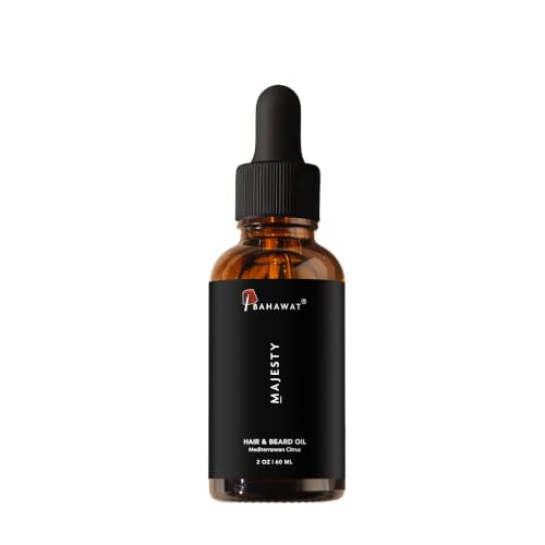 BAHAWAT Mediterranean Citrus Beard Oil - Premium Softener & Conditioner - 2 oz