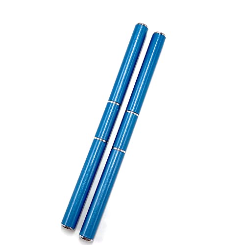 Aliotech Dual-Ended Polygel Nail Brush & Picker Kit - Stainless Steel & Nylon, Lake Blue, 2 Pack