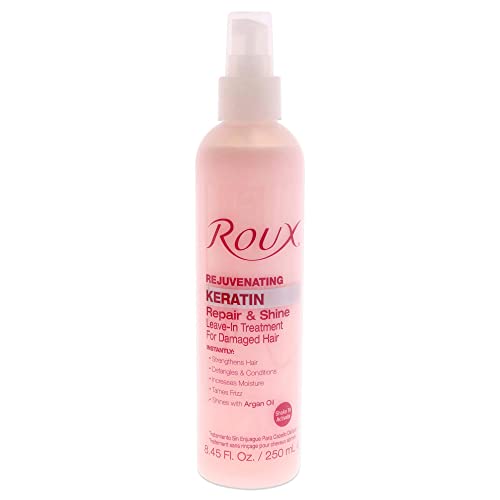 Roux Argan Oil Keratin Leave-In Treatment for Damaged Hair - 8.45 Fl Oz