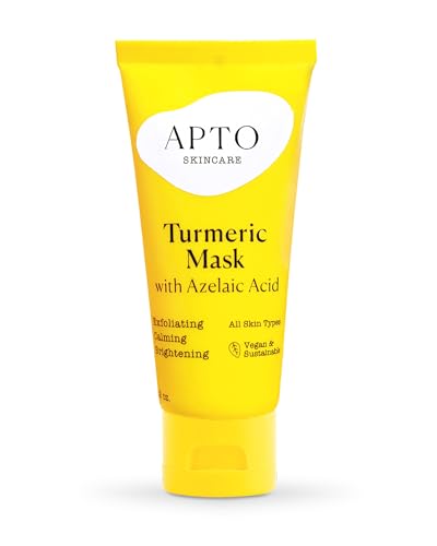 APTO Turmeric Facial Mask with Azelaic Acid - Brightening & Exfoliating 2 oz