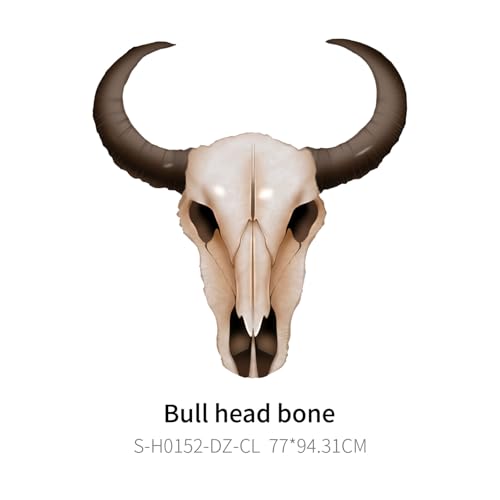Western Cowgirl Rodeo Balloon Kit - Cow Skull & Boot Foil Balloons