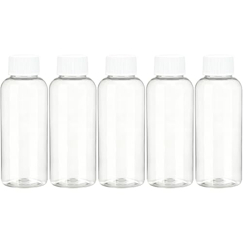 Travel Size Empty Mouthwash Bottles - 3.4 oz, 5 Pack