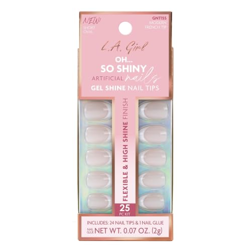L.A. Girl Soak-Off Silicone Nail Caps - Bold Colors for Easy Application
