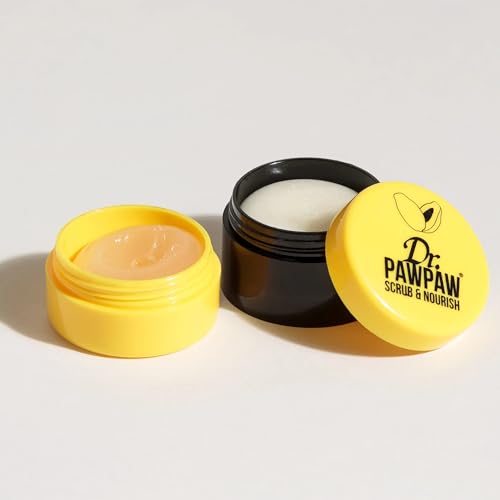 Dr. PawPaw Lip Scrub and Balm Duo - Vegan Exfoliator & Hydrating Balm