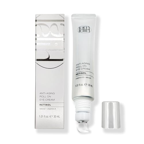 Lamelin Retinol Eye Cream Roller for Dark Circles & Puffiness