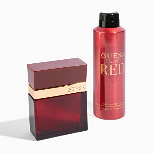 GUESS Seductive Red Deodorizing Body Spray for Men - 6 Oz