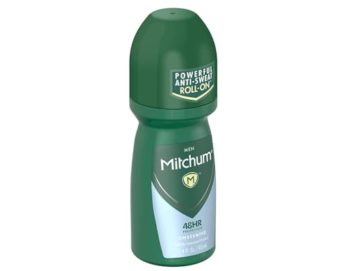 Mitchum Unscented Anti-Perspirant & Deodorant Roll-On 3.4 oz (Pack of 2)
