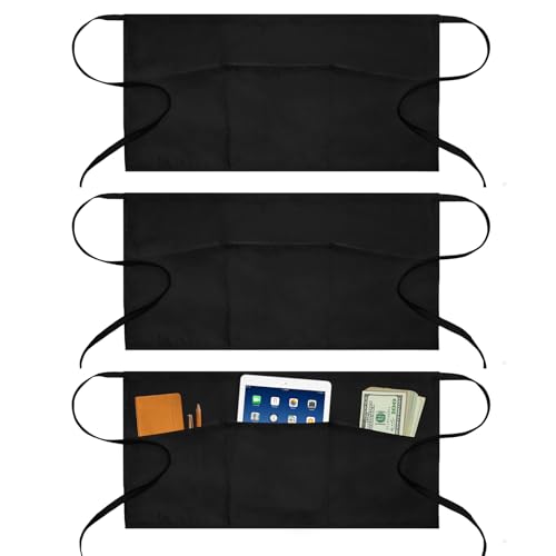 Waterproof Half Apron with 3 Pockets for Men & Women
