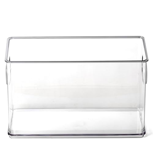 BINO Clear Stackable Storage Bins - Versatile Organizer for Pantry & Fridge