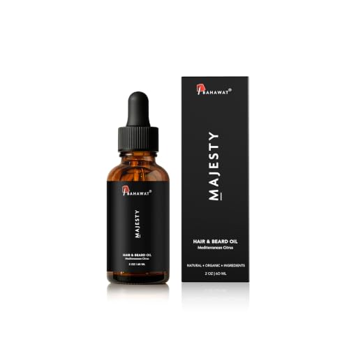 BAHAWAT Mediterranean Citrus Beard Oil - Premium Softener & Conditioner - 2 oz