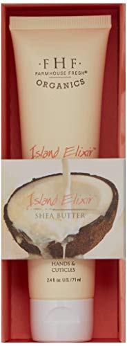 FarmHouse Fresh Island Elixir Shea Butter Hand Cream - Tropical Scent, 2.4 Fl Oz